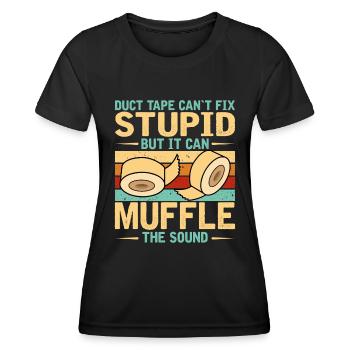 Lustiger Spruch Für Heimwerker - Frauen Funktions-T-Shirt - Schwarz - Vorne - AI Model Female 172 light (172cm)