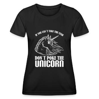 Wenn Du Den Stich Nicht Erträgst Stoße Nicht - Frauen Funktions-T-Shirt - Schwarz - Vorne - AI Model Female 172 light (172cm)