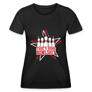 Quel bol - T-shirt sport Femme - noir - Devant - AI Model Female 172 light (172cm)
