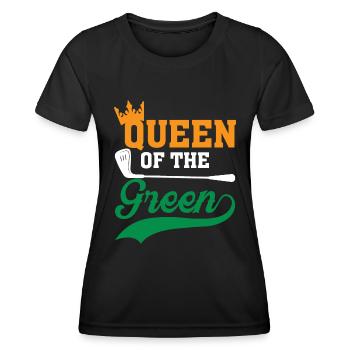 Königin Des Grüns - Frauen Funktions-T-Shirt - Schwarz - Vorne - AI Model Female 172 light (172cm)