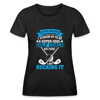 Ich Hätte Mir Nie Träumen Lassen Das Ich Mal Ein - Frauen Funktions-T-Shirt - Schwarz - Vorne - AI Model Female 172 light (172cm)