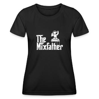 Der Mixfather - Plattenspieler - Frauen Funktions-T-Shirt - Schwarz - Vorne - AI Model Female 172 light (172cm)