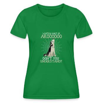 Whitch fait partie d’Aroooo Ne comprenez-vous pas - - T-shirt sport Femme - vert - Devant - AI Model Female 172 dark (172cm)