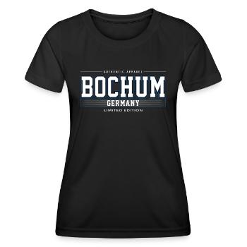 Bochum - T-shirt sport Femme - noir - Devant - AI Model Female 172 light (172cm)