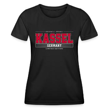 Kassel - Women's Functional T-Shirt - black - Front - AI Model Female 172 light (172cm)