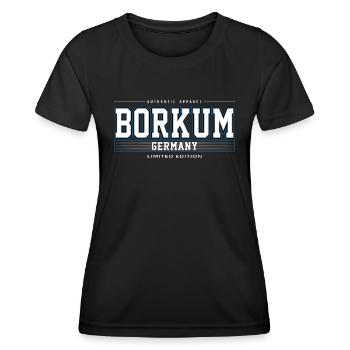 Borkum - T-shirt sport Femme - noir - Devant - AI Model Female 172 light (172cm)