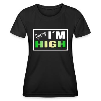 high legal chill-time party zone Rastafari - Women's Functional T-Shirt - black - Front - AI Model Female 172 light (172cm)