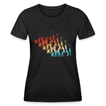 Paddle Tennis Paddle Raquette Paddle Homme - T-shirt sport Femme - noir - Devant - AI Model Female 172 light (172cm)
