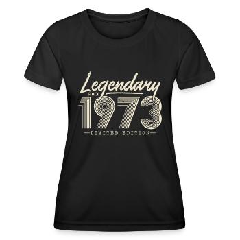 Legendary since 1973 - Women's Functional T-Shirt - black - Front - AI Model Female 172 light (172cm)