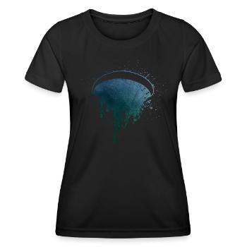 Parapente Parapente Parapente - T-shirt sport Femme - noir - Devant - AI Model Female 172 light (172cm)