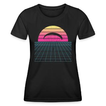 Parapente Parapente Parapente - T-shirt sport Femme - noir - Devant - AI Model Female 172 light (172cm)