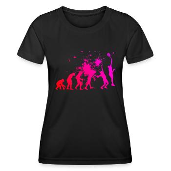 Paddle Tennis Paddle Paddle Tennis Sports de raquette - T-shirt sport Femme - noir - Devant - AI Model Female 172 light (172cm)