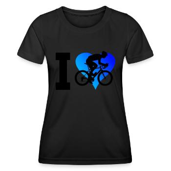 Vélo de route Vélo de route Vélo de route Hommes Vélo de route - T-shirt sport Femme - noir - Devant - AI Model Female 172 light (172cm)