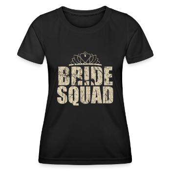 Junggesellinnenabschied - Frauen Funktions-T-Shirt - Schwarz - Vorne - AI Model Female 172 light (172cm)