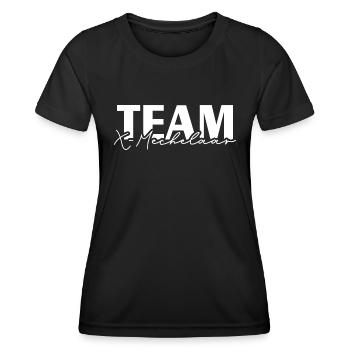 TEAM X Mechelaar Chien Sports Chiens Wilsigns - T-shirt sport Femme - noir - Devant - AI Model Female 172 light (172cm)