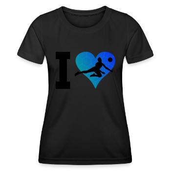 Volleyball players Volleyball players volleyball players - Women's Functional T-Shirt - black - Front - AI Model Female 172 light (172cm)
