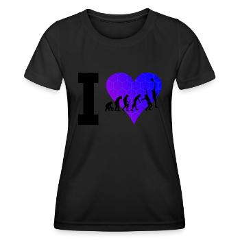 Paddle Racket Paddle Paddle Tennis Men - Women's Functional T-Shirt - black - Front - AI Model Female 172 light (172cm)