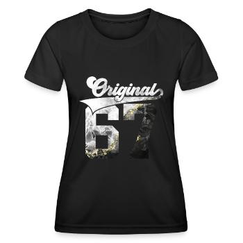 59TH BIRTHDAY 59 YEARS ORIGINAL 1967 - Women's Functional T-Shirt - black - Front - AI Model Female 172 light (172cm)