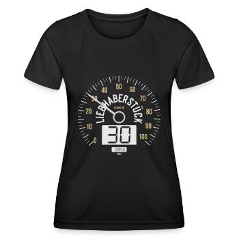 30 JAHRE TACHO 1993 OLDTIMER 30. GEBURTSTAG - Frauen Funktions-T-Shirt - Schwarz - Vorne - AI Model Female 172 light (172cm)