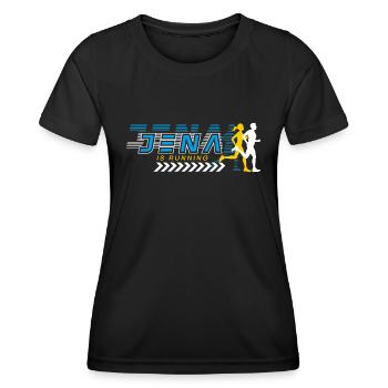 Jena Is Running - Women's Functional T-Shirt - black - Front - AI Model Female 172 light (172cm)