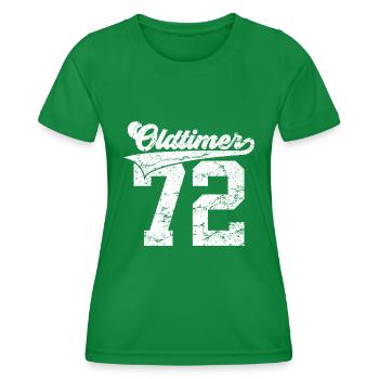 54E ANNIVERSAIRE 1972 MILLÉSIME 72 - T-shirt sport Femme - vert - Devant - AI Model Female 172 dark (172cm)