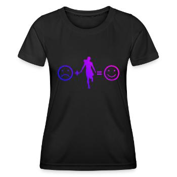 Dance Shuffle Girl Men's Shuffledancer - Women's Functional T-Shirt - black - Front - AI Model Female 172 light (172cm)