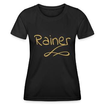 Rainer - Women's Functional T-Shirt - black - Front - AI Model Female 172 light (172cm)