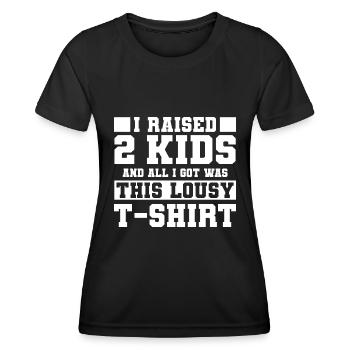 Muttertag Geschenkideen - Frauen Funktions-T-Shirt - Schwarz - Vorne - AI Model Female 172 light (172cm)
