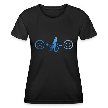 Vélo de route pour hommes Vélo de route Vélo de route Vélo de route - T-shirt sport Femme - noir - Devant - AI Model Female 172 light (172cm)