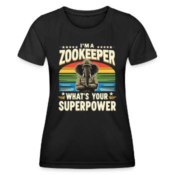 Zookeeper Zookeeper - Women's Functional T-Shirt - black - Front - AI Model Female 172 light (172cm)