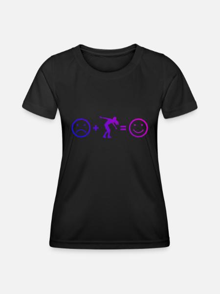 Patins à roulettes Patinage à roulettes Femmes Hommes Patinage - T-shirt sport Femme - noir