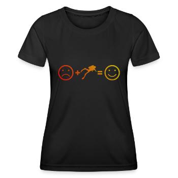 Diving Free Dive Diver Scuba Diver Damen - Frauen Funktions-T-Shirt - Schwarz - Vorne - AI Model Female 172 light (172cm)