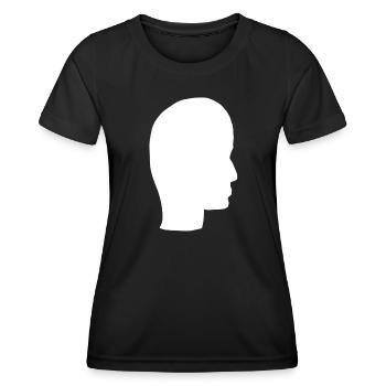 Head Profile People People Page Icon - Women's Functional T-Shirt - black - Front - AI Model Female 172 light (172cm)