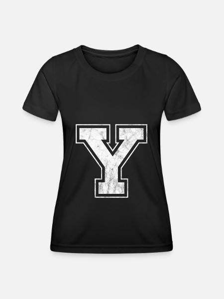 Ypsilon - Frauen Funktions-T-Shirt - Schwarz
