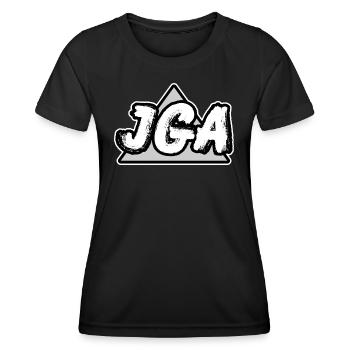 Junggesellenabschied, JGA, #jga - Frauen Funktions-T-Shirt - Schwarz - Vorne - AI Model Female 172 light (172cm)