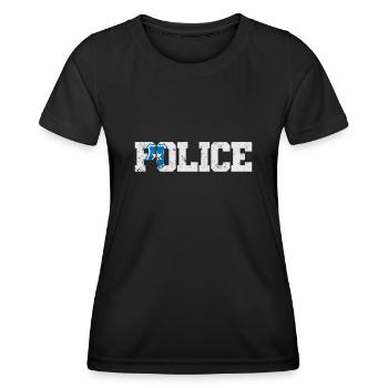 Police Brand Police - Women's Functional T-Shirt - black - Front - AI Model Female 172 light (172cm)