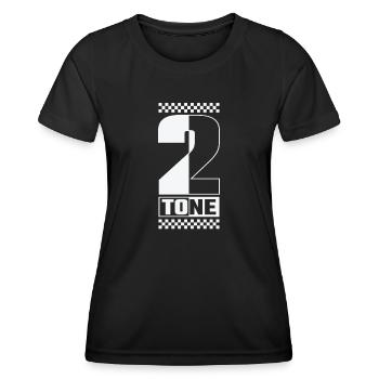 Ska Musik 2-Tone Swing Jazz Musikstil - Frauen Funktions-T-Shirt - Schwarz - Vorne - AI Model Female 172 light (172cm)