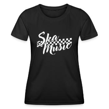 Ska Music Swing Jazz Music Style - Women's Functional T-Shirt - black - Front - AI Model Female 172 light (172cm)