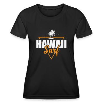 Hawaï Surf États-Unis Amérique État - T-shirt sport Femme - noir - Devant - AI Model Female 172 light (172cm)