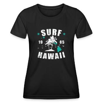Hawaii Surf 1985 Hawaii USA America - Women's Functional T-Shirt - black - Front - AI Model Female 172 light (172cm)
