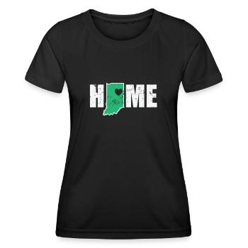 Indiana Home USA America State - Women's Functional T-Shirt - black - Front - AI Model Female 172 light (172cm)