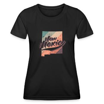 New Mexico USA America State - Women's Functional T-Shirt - black - Front - AI Model Female 172 light (172cm)