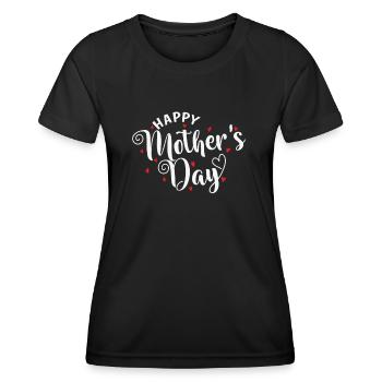 Bonne fête des mères Mami - T-shirt sport Femme - noir - Devant - AI Model Female 172 light (172cm)