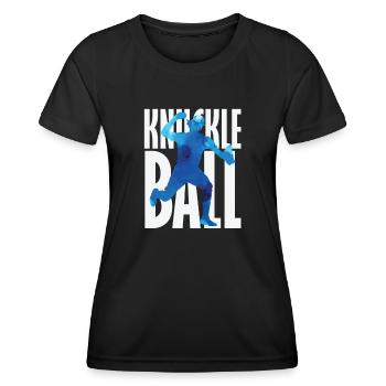 Baseball avec poing américain - T-shirt sport Femme - noir - Devant - AI Model Female 172 light (172cm)