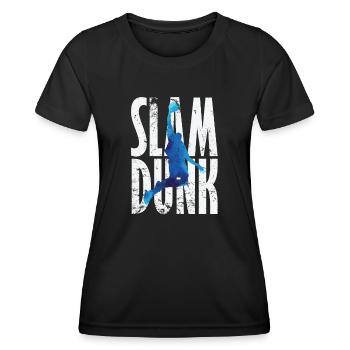 Slam Dunk Dribbler Basketball - T-shirt sport Femme - noir - Devant - AI Model Female 172 light (172cm)