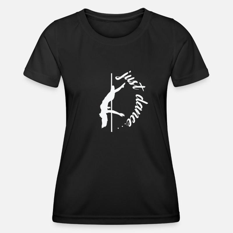 Just Dance Pole Dance Pole Dancing - Women's Functional T-Shirt - black