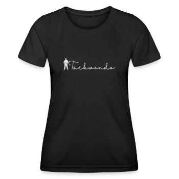 Taekwondo Kampfkunst Meister - Frauen Funktions-T-Shirt - Schwarz - Vorne - AI Model Female 172 light (172cm)
