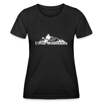 Uinta Mountains, Rocky Mountains, Utah - Women's Functional T-Shirt - black - Front - AI Model Female 172 light (172cm)