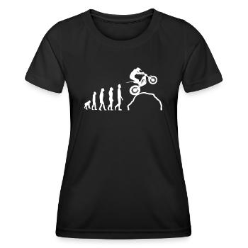 Trial Evolution Trials Motorcycle - Women's Functional T-Shirt - black - Front - AI Model Female 172 light (172cm)