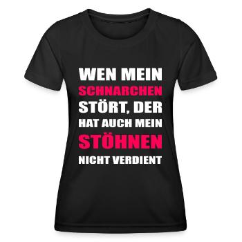 Scharchen lustiger Spruch - Frauen Funktions-T-Shirt - Schwarz - Vorne - AI Model Female 172 light (172cm)